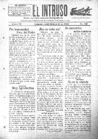 Portada:Diario Joco-serio netamente independiente. Tomo VI, núm. 510, sábado 21 de abril de 1923