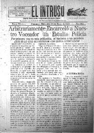 Portada:Diario Joco-serio netamente independiente. Tomo VI, núm. 542, miércoles 30 de mayo de 1923
