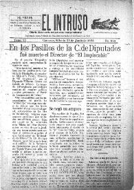 Portada:Diario Joco-serio netamente independiente. Tomo VI, núm. 563, sábado 23 de junio de 1923