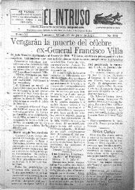 Portada:Diario Joco-serio netamente independiente. Tomo VI, núm. 592, sábado 28 de julio de 1923