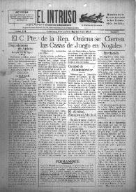 Portada:Diario Joco-serio netamente independiente. Tomo VII, núm. 677, martes 6 de noviembre de 1923