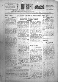 Portada:Diario Joco-serio netamente independiente. Tomo VII, núm. 700, domingo 2 de diciembre de 1923