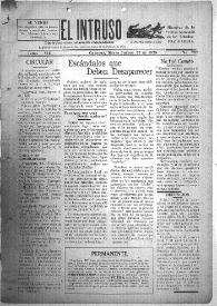 Portada:Diario Joco-serio netamente independiente. Tomo VIII, núm. 797, jueves 27 de marzo de 1924