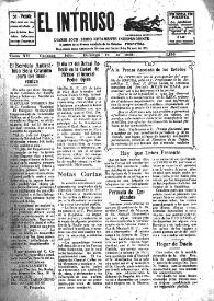 Portada:Diario Joco-serio netamente independiente. Tomo XII, núm. 1196, domingo 19 de julio de 1925