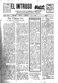 Portada:Diario Joco-serio netamente independiente. Tomo XIII, núm. 1207, sábado 1 de agosto de 1925