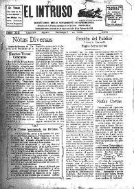 Portada:Diario Joco-serio netamente independiente. Tomo XIII, núm. 1208, domingo 2 de agosto de 1925