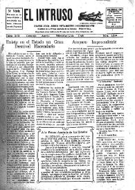 Portada:Diario Joco-serio netamente independiente. Tomo XIII, núm. 1216, miércoles 12 de agosto de 1925