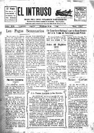 Portada:Diario Joco-serio netamente independiente. Tomo XIII, núm. 1220, domingo 16 de agosto de 1925