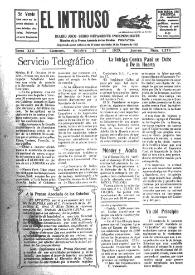 Portada:Diario Joco-serio netamente independiente. Tomo XIII, núm. 1276, jueves 22 de octubre de 1925