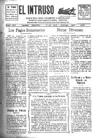 Portada:Diario Joco-serio netamente independiente. Tomo XIV, núm. 1313, domingo 6 de diciembre de 1925