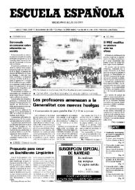 Portada:Año LI, núm. 3071, 7 de noviembre de 1991