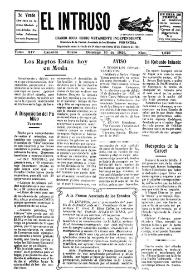 Portada:Diario Joco-serio netamente independiente. Tomo XIV, núm. 1340, domingo 10 de enero de 1926