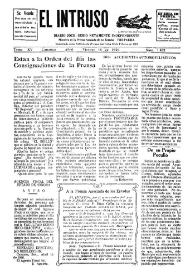 Portada:Diario Joco-serio netamente independiente. Tomo XV, núm. 1421, viernes 16 de abril de 1926