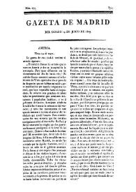 Portada:Núm. 175, 24 de junio de 1809