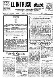 Portada:Diario Joco-serio netamente independiente. Tomo XV, núm. 1459, martes 1 de junio de 1926