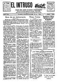 Portada:Diario Joco-serio netamente independiente. Tomo XVI, núm. 1530, domingo 22 de agosto de 1926