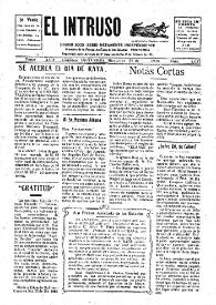 Portada:Diario Joco-serio netamente independiente. Tomo XVII, núm. 1637, miércoles 29 de diciembre de 1926