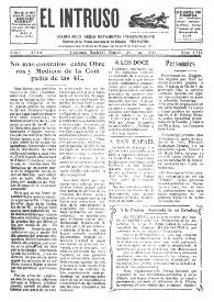 Portada:Diario Joco-serio netamente independiente. Tomo XVIII, núm. 1713, martes 29 de marzo de 1927