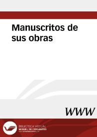 Portada:Archivo Mariano José de Larra - Fondo Jesús Miranda de Larra y de Onís. Manuscritos de sus obras