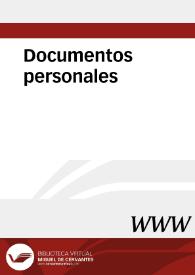 Portada:Archivo Mariano José de Larra - Fondo Paloma Barrios Gullón. Documentos personales
