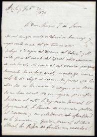Portada:Carta de Ramón Ceruti. Ávila, 20 de febrero de 1836