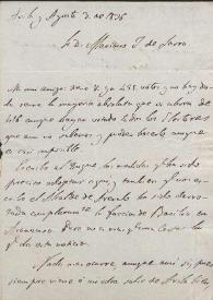 Portada:Carta de Ramón Ceruti. Ávila, 3 de agosto de 1836