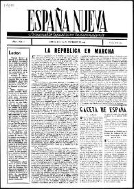 Portada:Núm. 1, 24 de noviembre de 1945