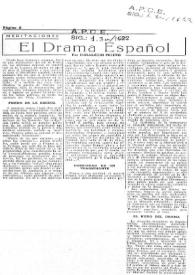 Portada:El drama español / por Indalecio Prieto