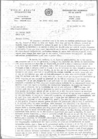Portada:Carta de Eugenio Xammar a Carlos Esplá, 17 de febrero de 1961