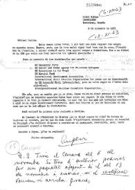 Portada:Carta de Eugenio Xammar a Carlos Esplá. Barcelona, 8 de noviembre de 1963