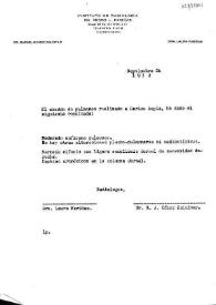 Portada:Resultados médicos de Carlos Esplá realizados por el Instituto de Radiología del Dr. Pedro Fariñas en Vedado (La Habana), 26 de septiembre de 1952
