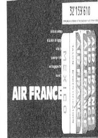 Portada:Billetes de avión de Carlos Esplá de la Compañía \"Air France\"