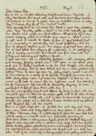 Portada:Carta dirigida a Aniela y Arthur Rubinstein. Nueva York (Estados Unidos), 03-05-1978