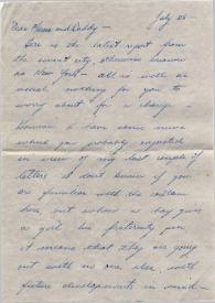 Portada:Carta dirigida a Aniela y Arthur Rubinstein. Nueva York (Estados Unidos), 27-07-1955