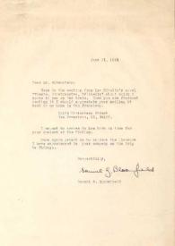 Portada:Carta dirigida a Arthur Rubinstein. San Francisco (California), 21-06-1944