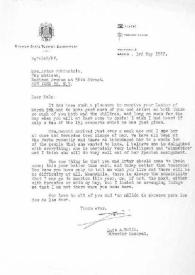 Portada:Carta dirigida a Aniela Rubinstein. Madrid (España), 03-05-1952