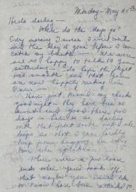 Portada:Carta dirigida a Aniela Rubinstein. Beverly Hills (California), 25-05-1953