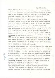 Portada:Carta dirigida a Aniela Rubinstein. Beaumont (California), 23-08-1954