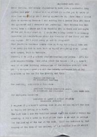 Portada:Carta dirigida a Aniela Rubinstein. Beaumont (California), 14-09-1954