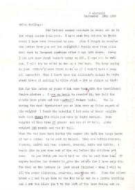 Portada:Carta dirigida a Aniela Rubinstein. Nueva York, 10-09-1958