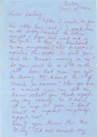 Portada:Carta dirigida a Aniela Rubinstein. Riverside (California), 04-01-1963