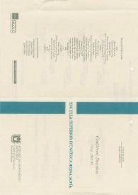 Portada:Conciertos Docentes Curso 1995 - 1996 : Cátedra de Violín Grupo Endesa