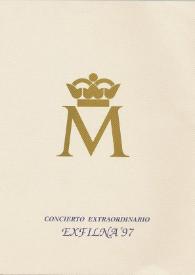 Portada:Concierto extraordinario Casa de la Moneda y Timbre Exfilna' 1997