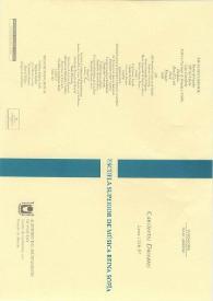 Portada:Conciertos docentes curso 1996 - 1997 : Escuela Superior de Música Reina Sofía