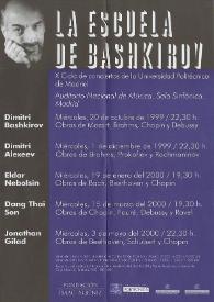 Portada:La Escuela de Bashkirov : X Ciclo de conciertos de la Universidad Politécnica de Madrid