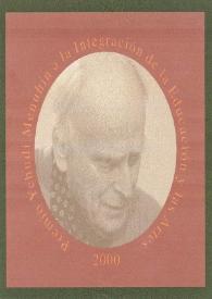 Portada:Premio Yehudi Menuhin a la Integración de las Artes y la Educación 2000
