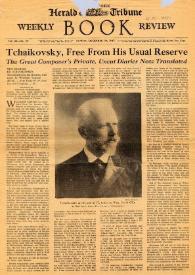 Portada:Tchaikovsky, Free From His Usual Reserve : The Great Composer´s Private, Uncut Diaries Now Translated