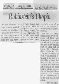 Portada:Rubinstein's Chopin