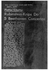 Portada:Rubinstein - krips do 5 Beethoven concertos