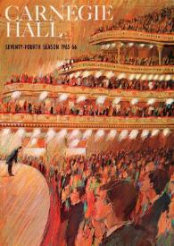 Portada:Carnegie Hall : New departure from a Rubinstein tradition